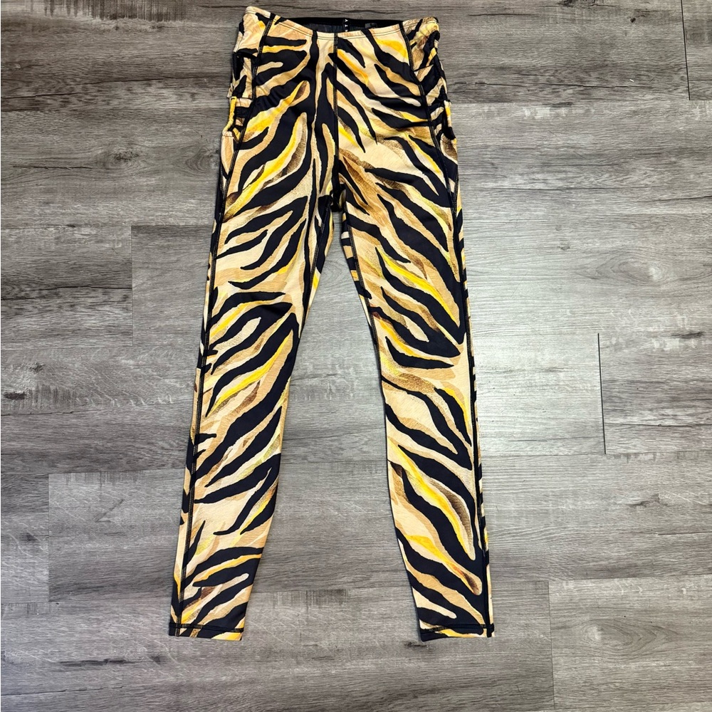 Savage X Fenty Black and Yellow Pants size M #1